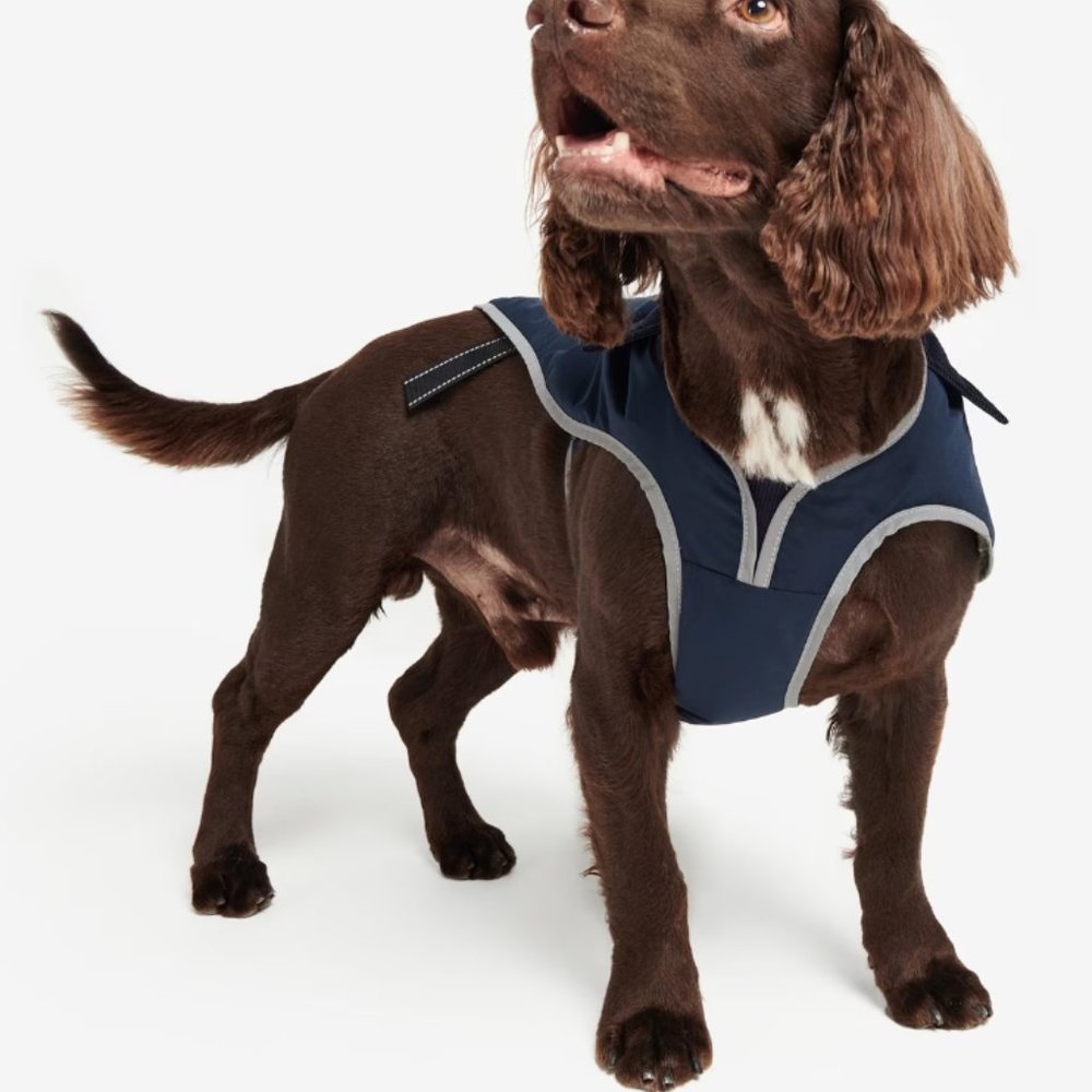 BARBOUR MONMOUTH Great Reviews WATERPROOF DOG COAT in Indigo /Tartan MSRP$85
